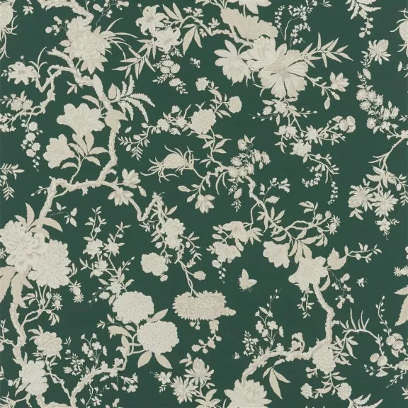 Tea House Floral Green