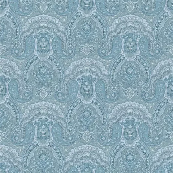 Crayford Paisley - Light Blue