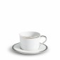 Чашка чайная WILSHIRE TEA CUP SAUC SILVER/WHITE