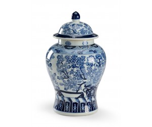 Ваза с крышкой фарфоровая Floral Covered Urn