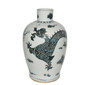 Ваза керамическая  Blue And White Porcelain Baluster Vase Dragon Motif