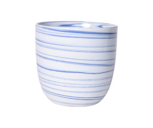 Ваза керамическая  Marble Blue Porcelain Orchid Pot