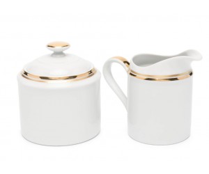 Комплект сливочников WILSHIRE CREAMER SET GOLD/WHITE