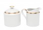 Комплект сливочников WILSHIRE CREAMER SET GOLD/WHITE