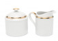 Комплект сливочников Wilshire Creamer Set Gold/White