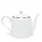 Чайник заварочный WILSHIRE TEA POT SILVER/WHITE