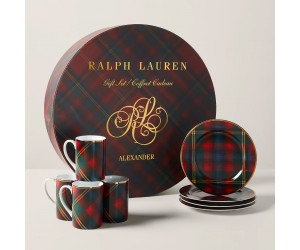 Набор из четырех тарелок и кружек ALEXANDER GIFT SET