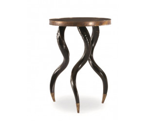 Приставной столик Faux Horn Ebony Chairside Table