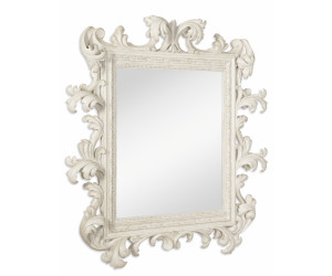 Зеркало Italian Rococo Mirror - French Painted Blanc