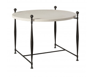 Приставной столик Ionia Side Table With Round Stone Top