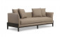 Диван Wood Base Sofa with Flared Arm 142003