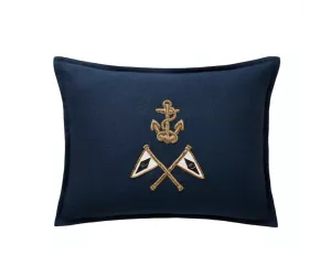 Подушка  Bayview Throw Pillow, NAVY