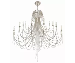 Люстра Arcadia 28 Light Antique Silver Chandelier
