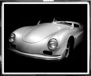 Постер Porsche Contemporary Chrome