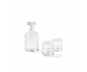 Комплект декантер и бокалы Hudson Plaid-Gift Set