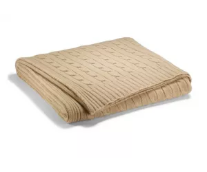 Плед Кейбл Кэшмир Нэчурал (Cable Cashmere Natural)