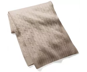 Плед Кейбл Кэшмир Нэчурал (Cable Cashmere Natural)