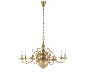 Люстра Лиллианн (Lillianne), натуральная латунь