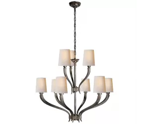 Люстра Рюльманн (Ruhlmann), двухэтажная, бронза