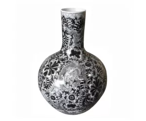 Ваза Блэк Дрэгон Глобулар (Black Dragon Globular Vase)