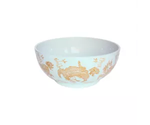 Декоративная чаша Уайт Фиш Голд Кайлин (White Fish Gold Kylin)