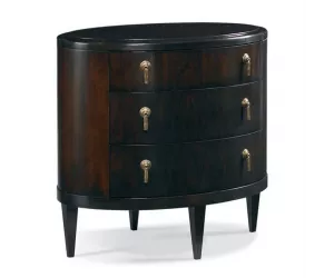 Прикроватная тумба Ибица (Ibiza Oval Bedside Table), овальная