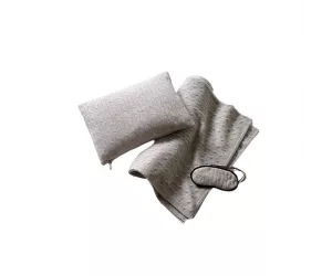 Дорожный набор РЛ Кейбл Кашмир Трэвел Сет (RL CABLE CSHMR TRAVEL SET), серый