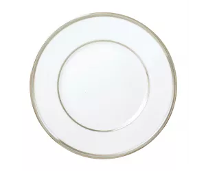Тарелка для салата Уилшир Салад Плейт (Wilshire Salad Plate), серебряный / белый