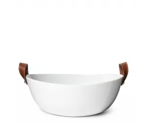 Чаша для салата Уайатт Сэддл / Уайт (Wyatt Saddle/White)