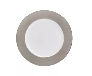 Тарелка обеденная Хьюитт Диннер (Hewitt Dinner), платиновый серый
