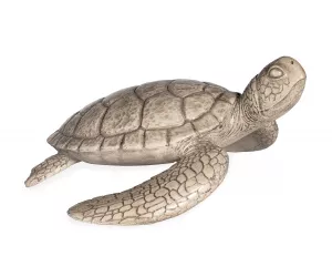 Декоративный аксессуар Шелдон Тортоис Аксессори (Shelldon Tortoise Accessory), серый воск