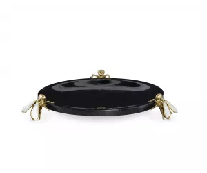 Декоративное блюдо Брасс Бамблби (Brass Bumblebee Dish)