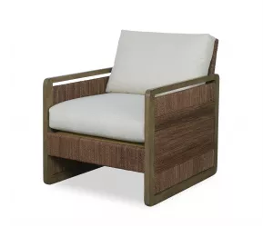 Кресло Хэнсон Лаунж (Hanson Lounge Chair), льняной