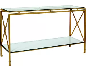 Консоль Монтпелье с Гласс Топ (Montpelier Console Table With Glass Top)
