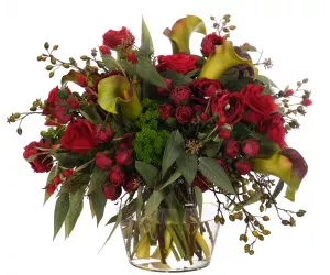 Цветы Роуз Калла Лили (Rose Calla Lily, искусственный водный сад)