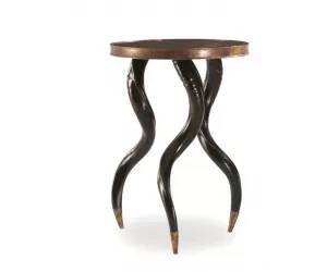 Приставной стол Фокс Хорн Эбони (Faux Horn Ebony Chairside Table)