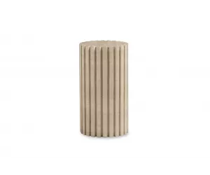 Приставной стол Абруцци (Abruzzi Spot Table - Travertine), травертин