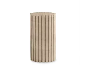 Приставной стол Абруцци (Abruzzi Spot Table - Travertine), травертин