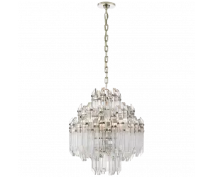 Люстра Адель Вотерфол (Adele Waterfall Double Tier Chandelier), двухъярусная