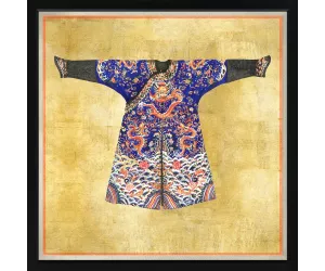 Постер Блю Кимоно он Голд (Blue Kimono on Gold)