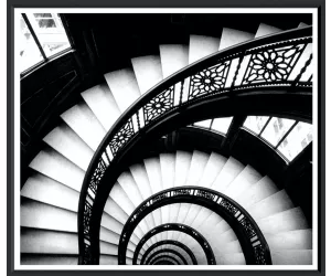 Постер в раме Спирал Старкейс (Spiral Staircase)