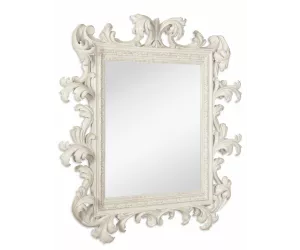 Зеркало Италиан Рококо – Френч Пейнтед Бланк (Italian Rococo Mirror - French Painted Blanc)