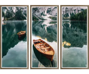 Постер Причал у горного озера (Mountain Lake Mooring)