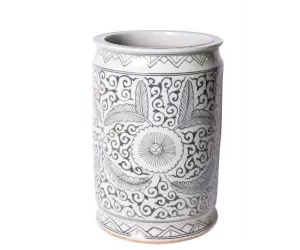 Ваза Блэк Пиони Амбрелла (Black Peony Umbrella Vase Stand, керамика)