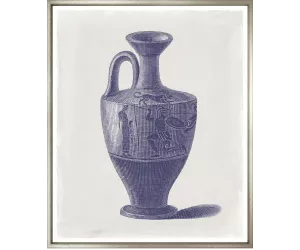 Постер Вэйз 6, Контемпорари Силвер (Vases 6, Contemporary Silver)