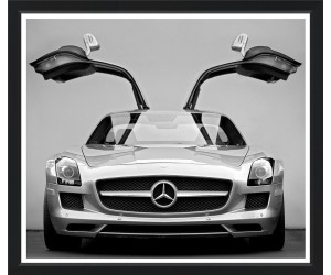 Постер 2014 Mercedes SLS Gull-Wing, Contemporary Black