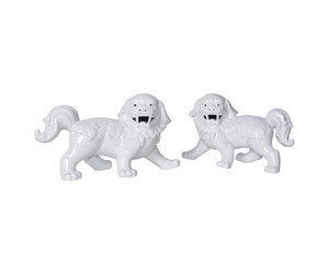 Статуэтки Walking Foo Dog Pair White - L